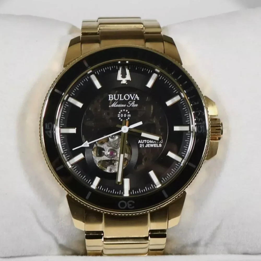 Bulova black dial